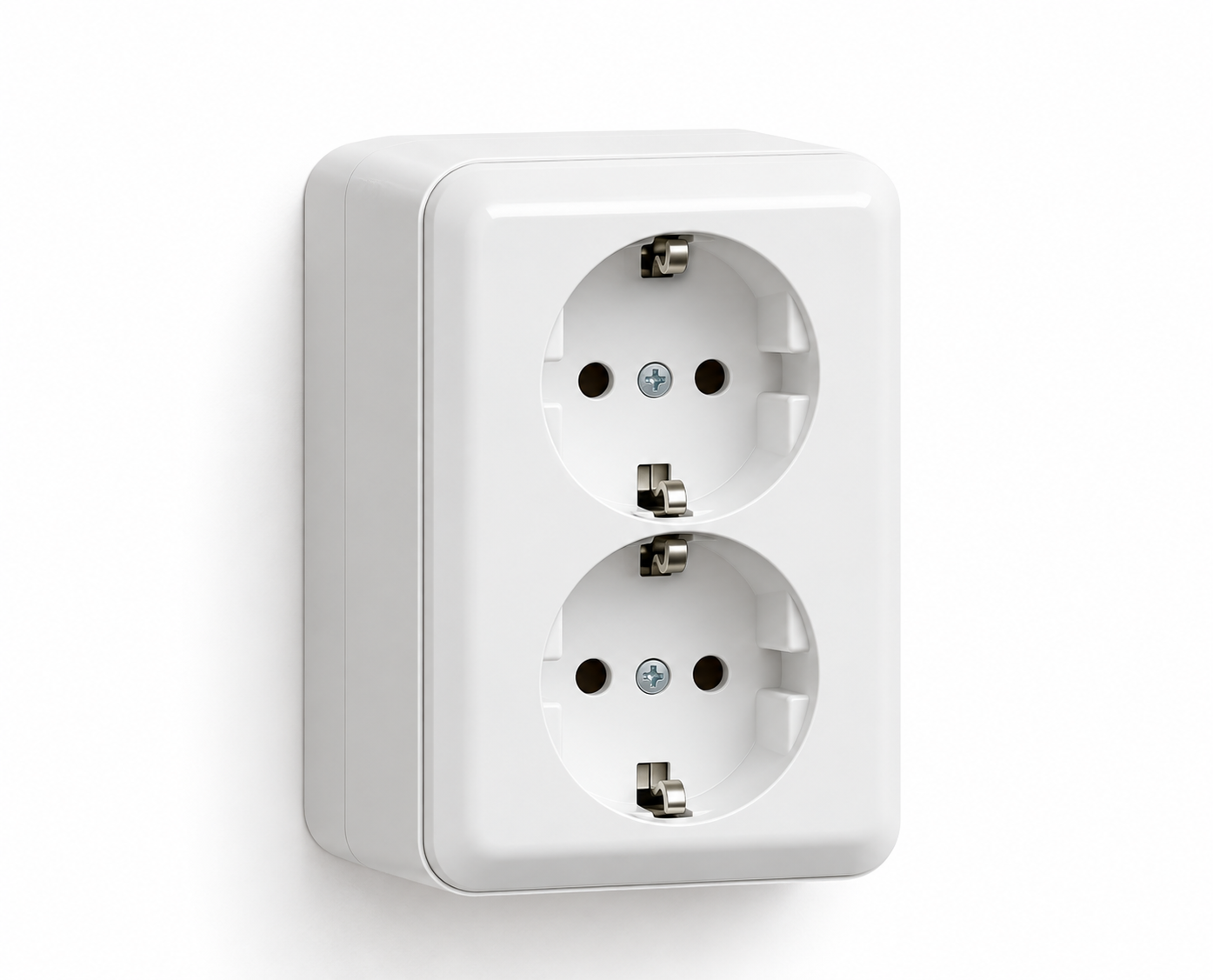 Surface-Mounted Double Socket