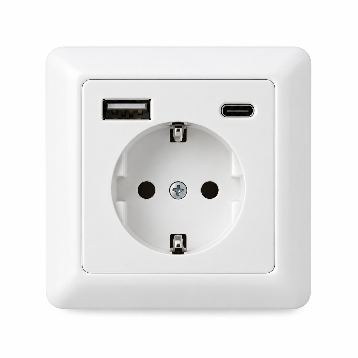 Wall Socket with USB-A + USB-C