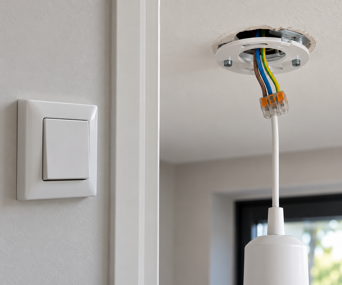 New Lighting Point + Wall Switch