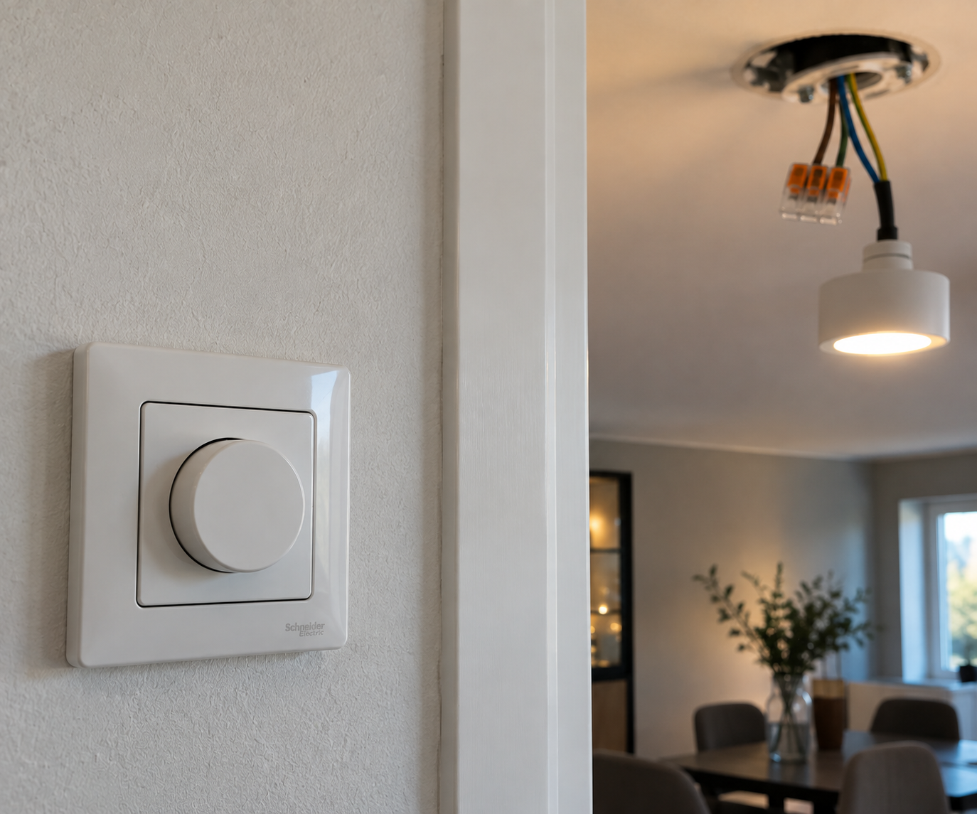 New Lighting Point + Dimmer
