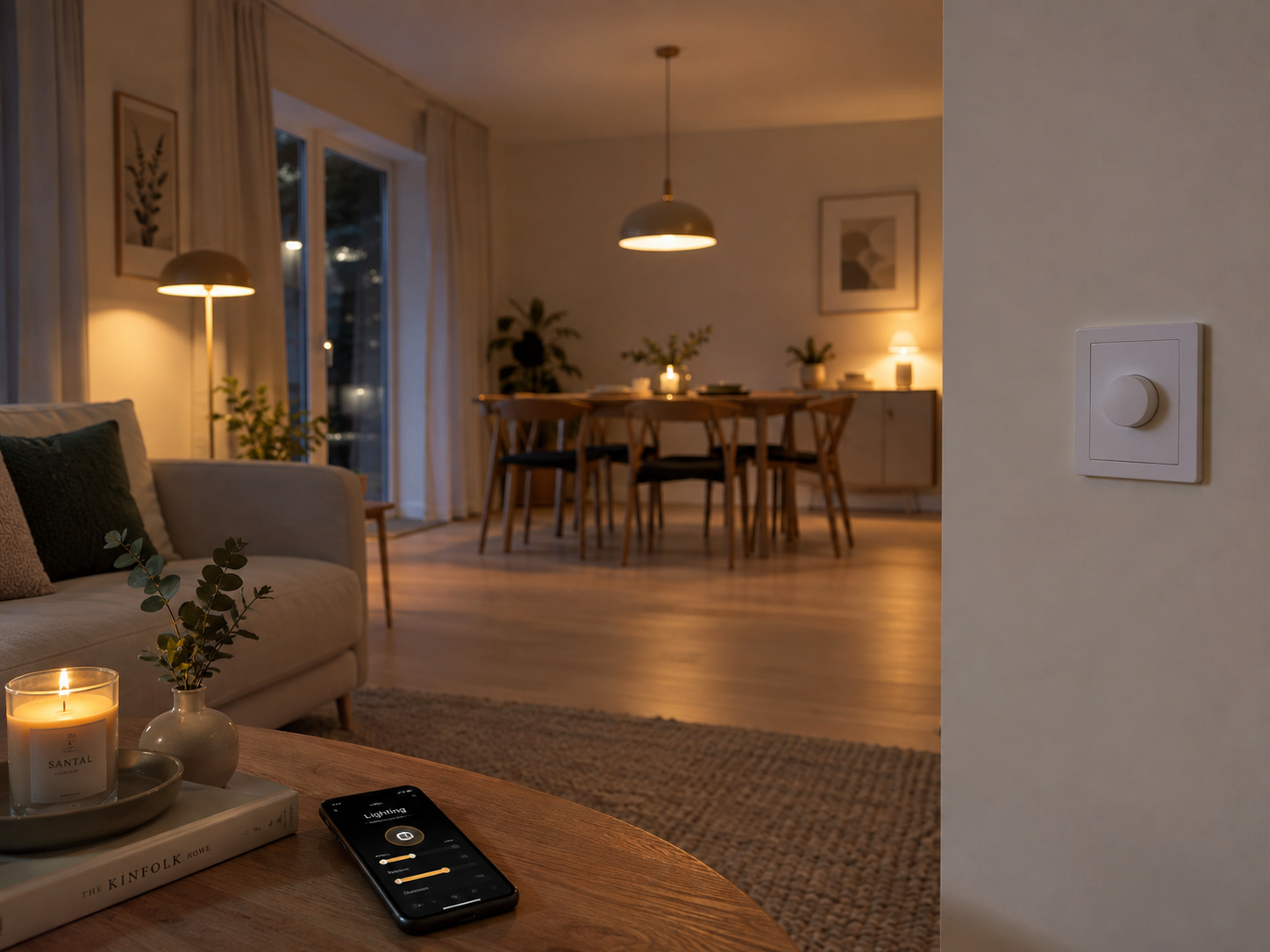 Smart dimmerinstallation