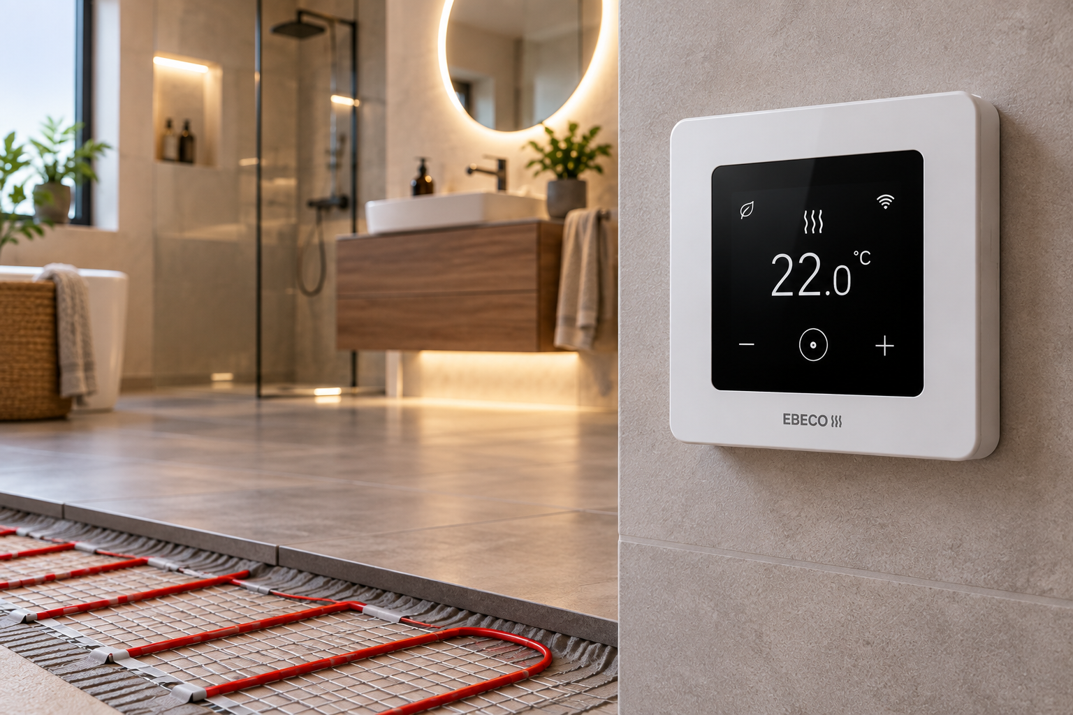 Elektrisk golvvärmetermostat