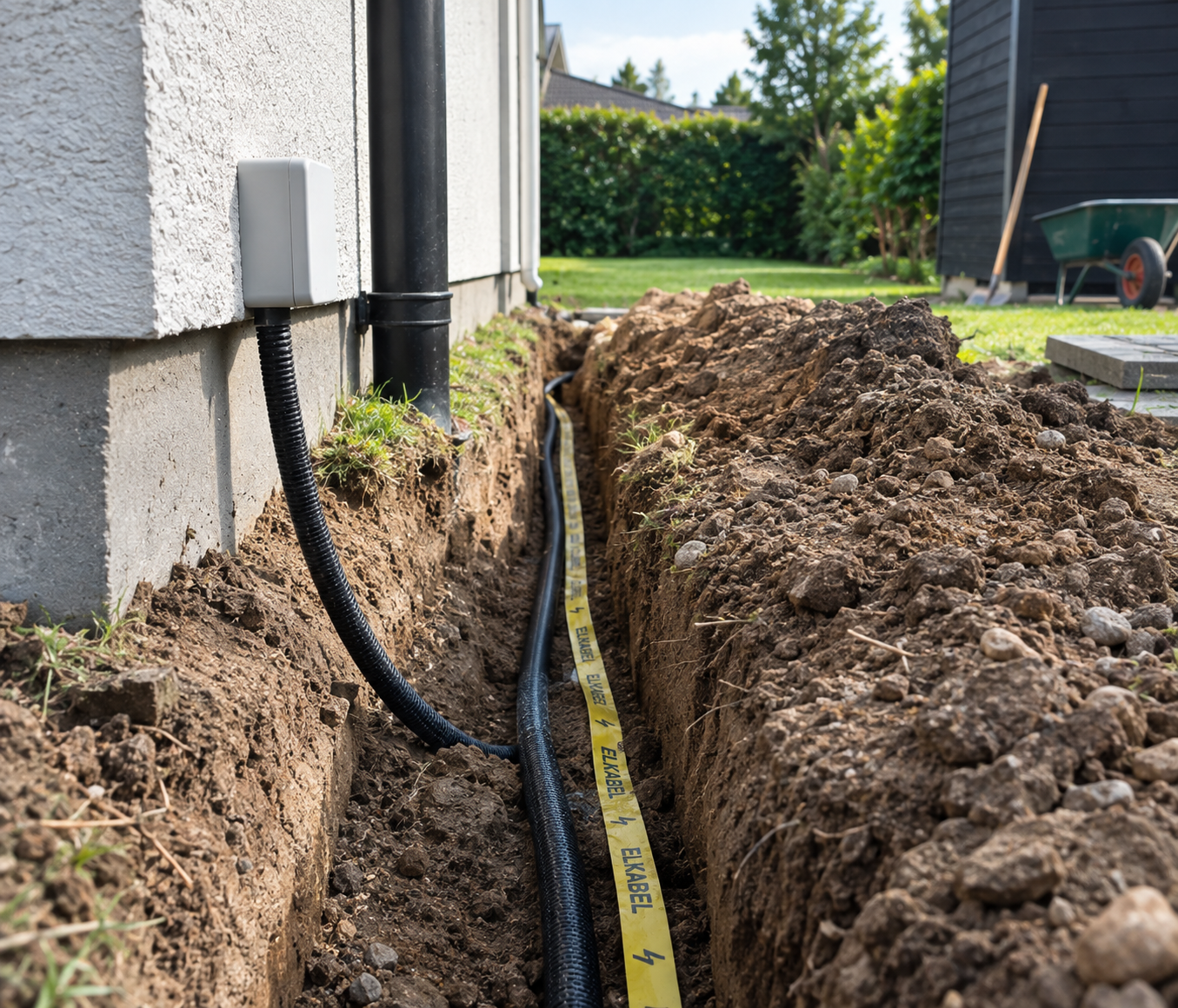 Underground Electrical Cable Installation