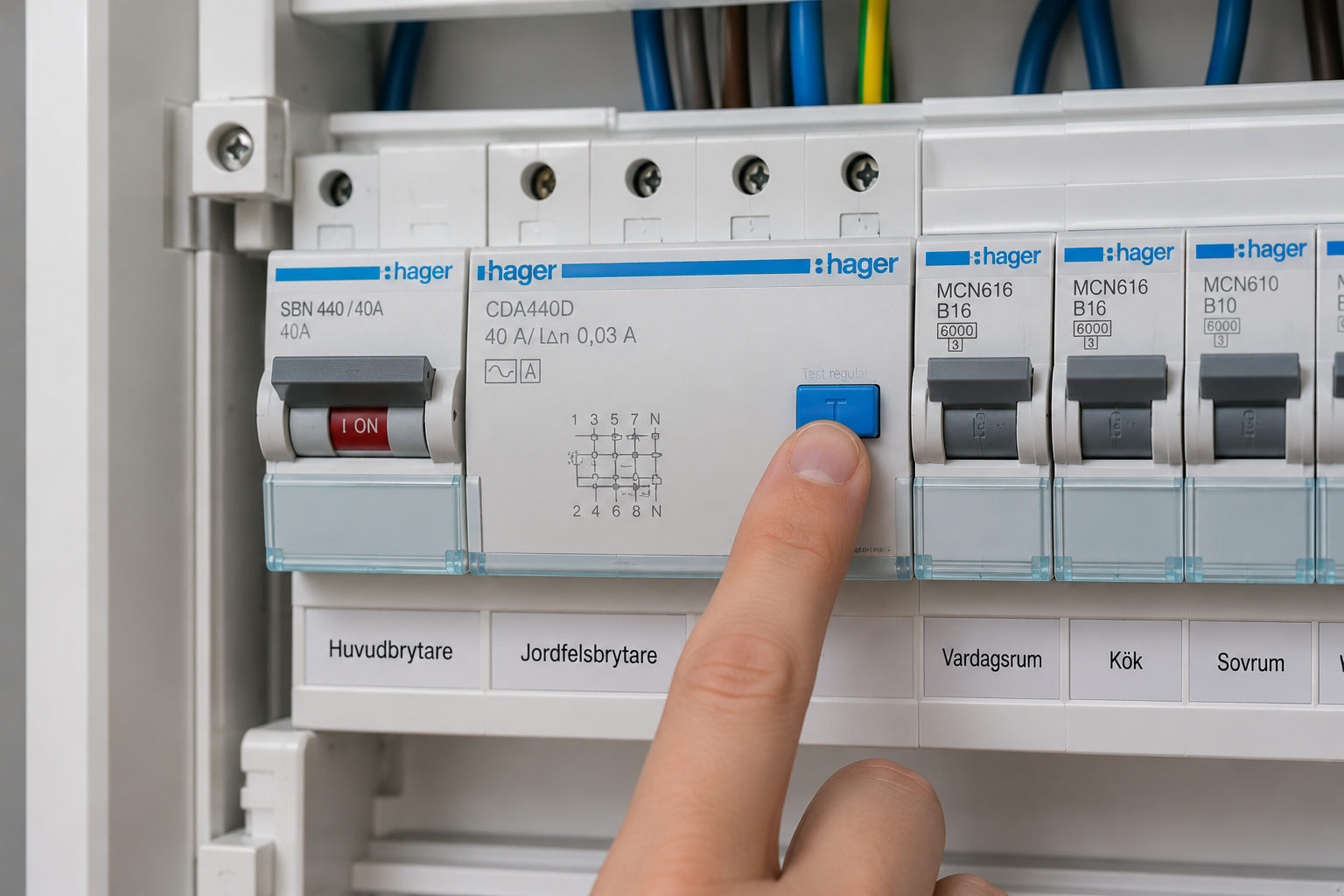 RCD / Jordfelsbrytare Installation